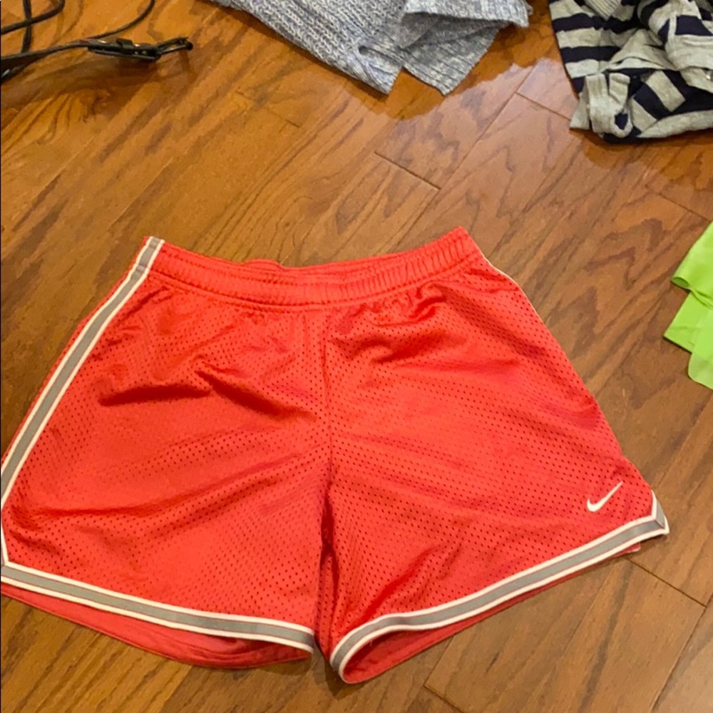 Pink Nike shorts
